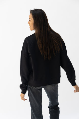 Black Organic Strong Fierce Beautiful Sweatshirt